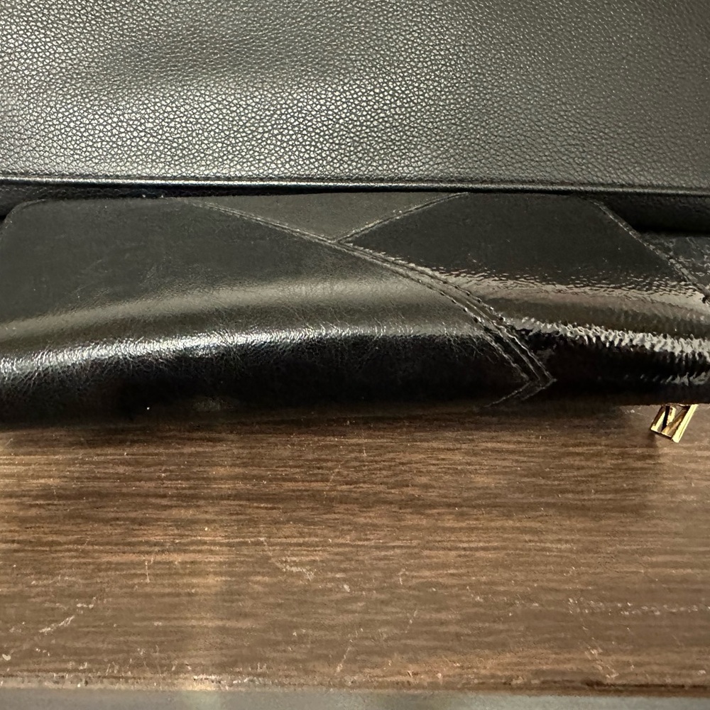 Victoria Secret Black Tote Purse Bag and matching wallet - Picture 6 of 16